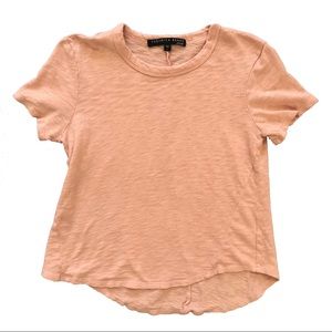 “Veronica Beard” Peach Short Sleeve Tee Shirt Top